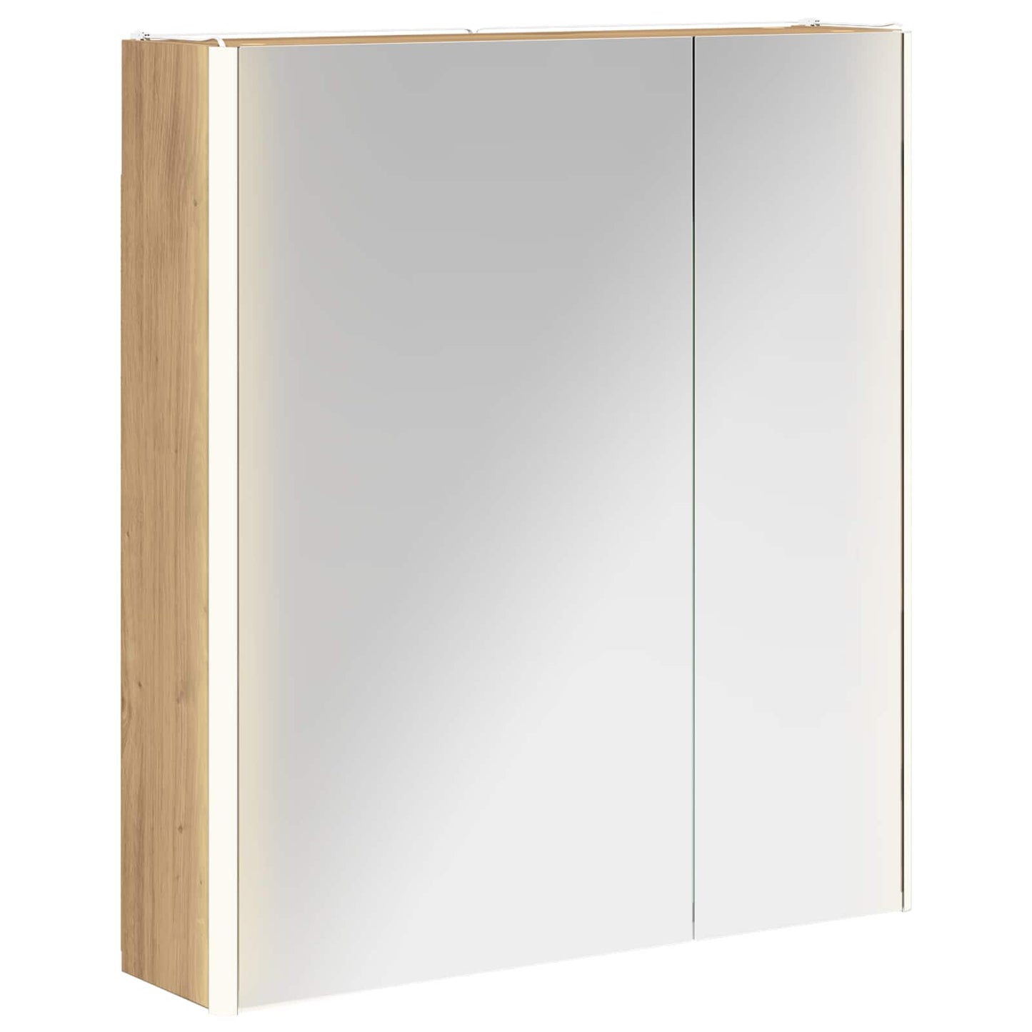 Baderomsspeilskap Kunstnerisk Eik 63,5 x 15,5 x 70 cm