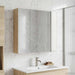 Baderomsspeilskap Sonoma eik 63,5 x 15,5 x 60,5 cm