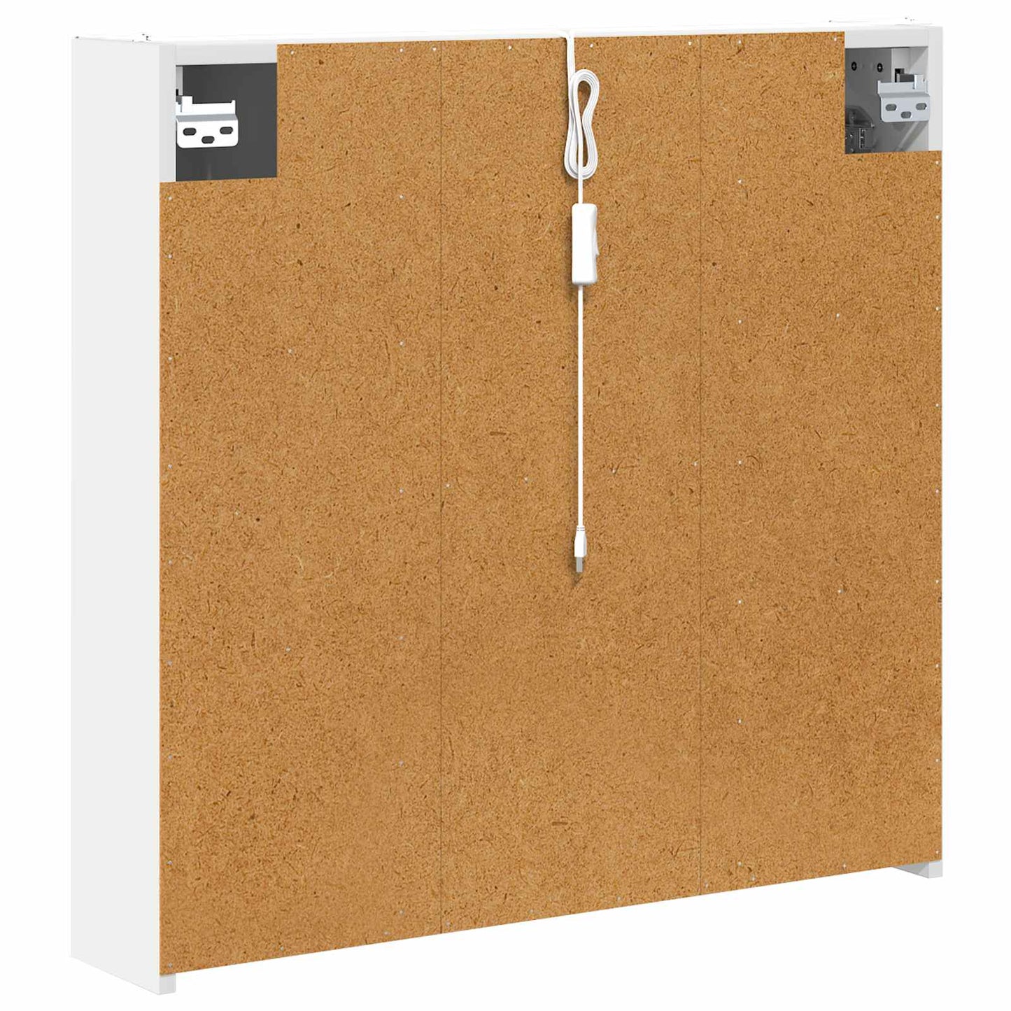 Baderomsspeilskap Hvit 73,5 x 15,5 x 70 cm Konstruert tre