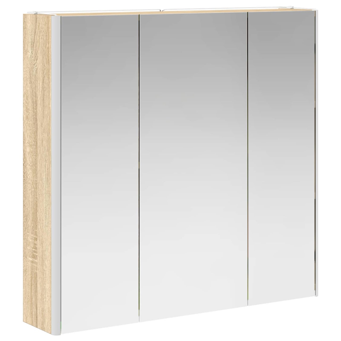 Baderomsspeilskap Sonoma eik 73,5 x 15,5 x 70 cm Konstruert tre