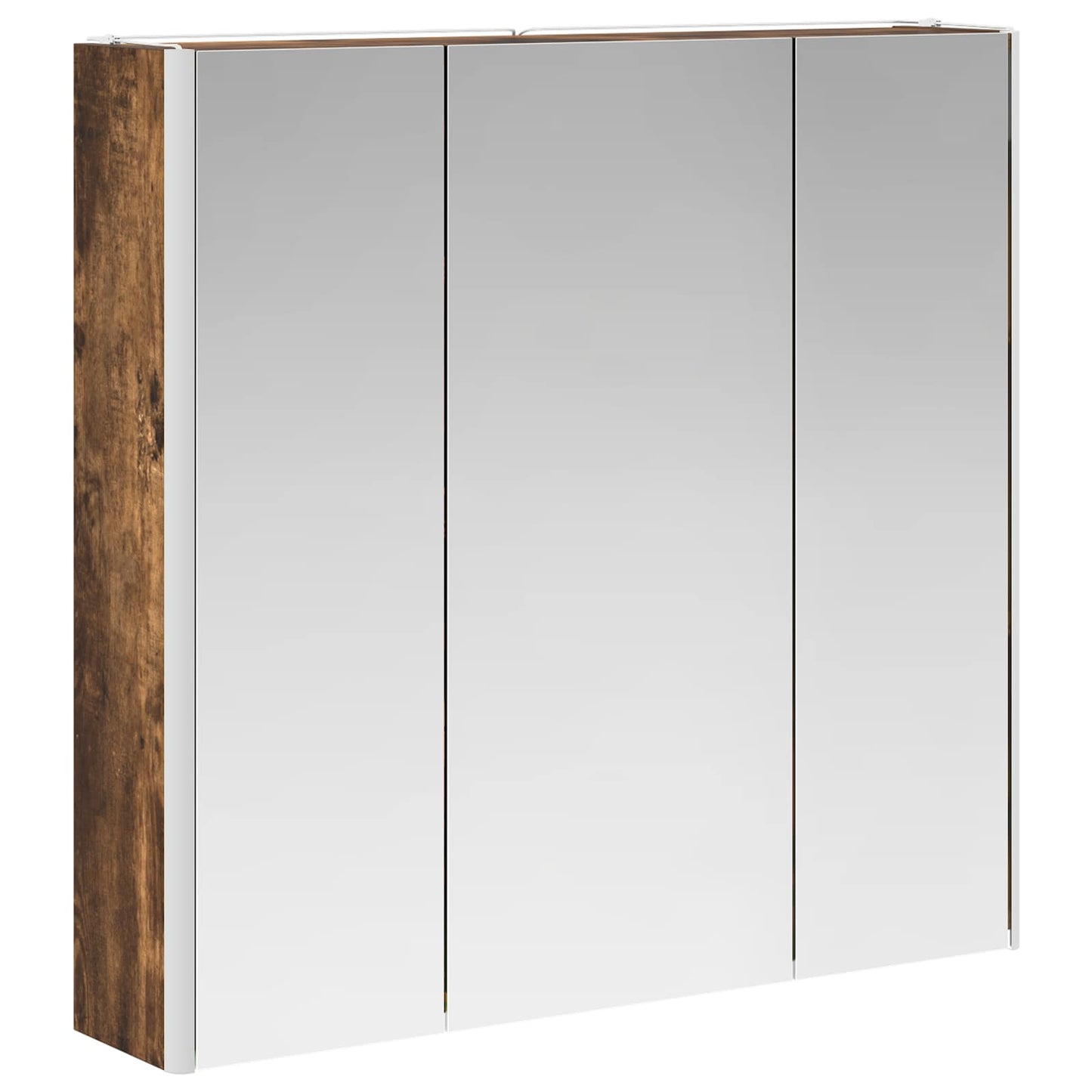 Baderomsspeilskap Røkt eik 73,5 x 15,5 x 70 cm Konstruert tre