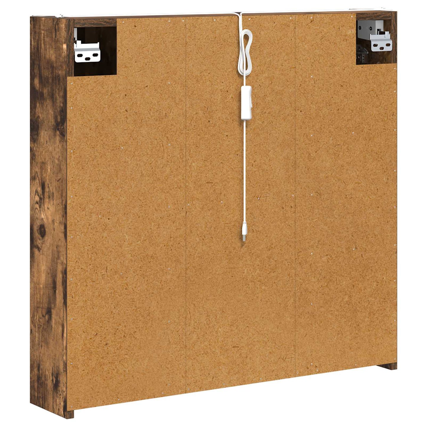 Baderomsspeilskap Røkt eik 73,5 x 15,5 x 70 cm Konstruert tre