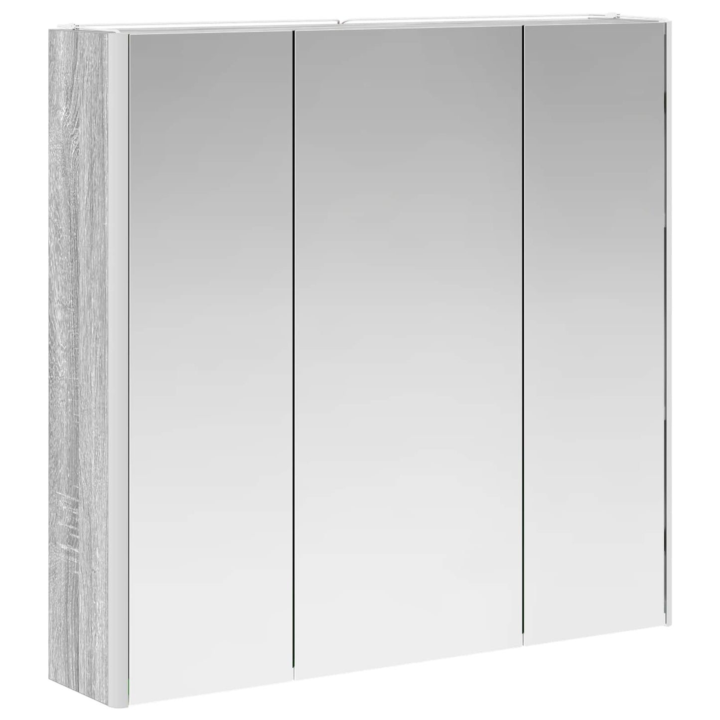 Baderomsspeilskap Grå Sonoma 73,5 x 15,5 x 70 cm Konstruert tre