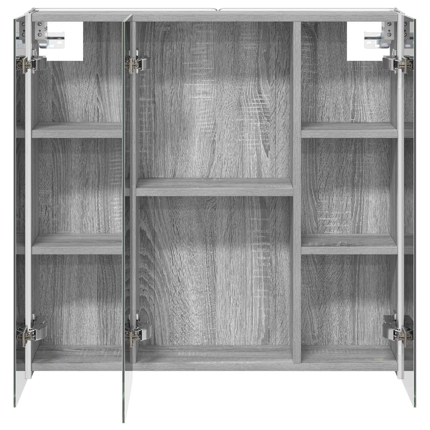 Baderomsspeilskap Grå Sonoma 73,5 x 15,5 x 70 cm Konstruert tre