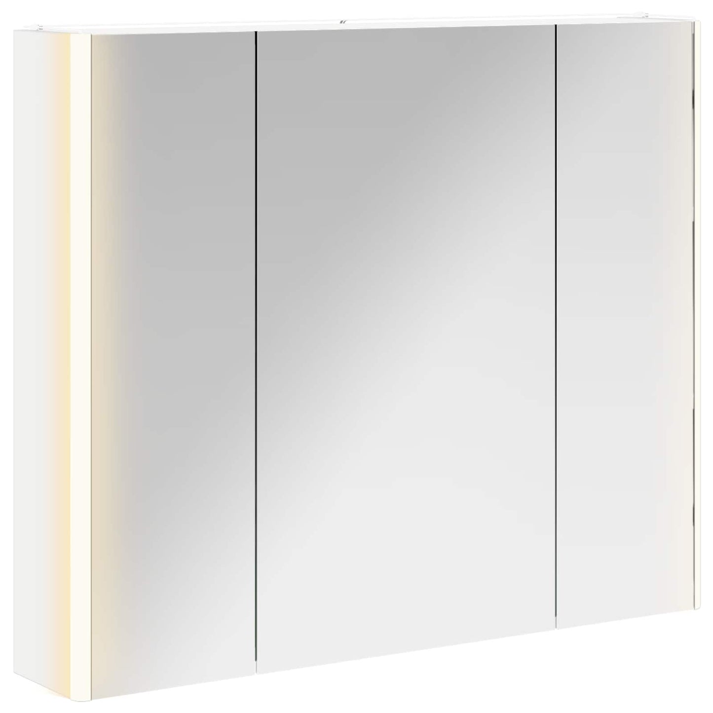 Baderomsspeilskap for Hvit 83,5 x 15,5 x 70 cm Konstruert tre