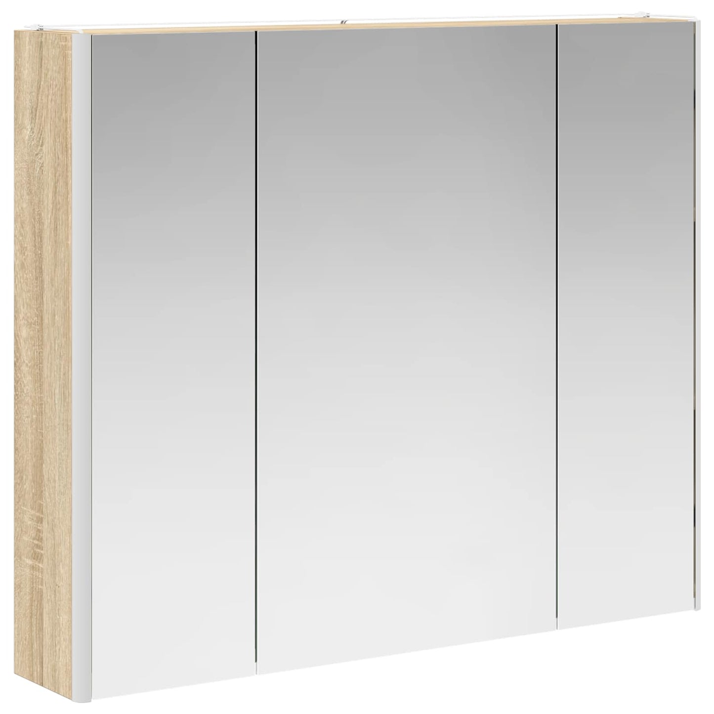 Baderomsspeilskap Sonoma eik 83,5 x 15,5 x 70 cm Konstruert tre