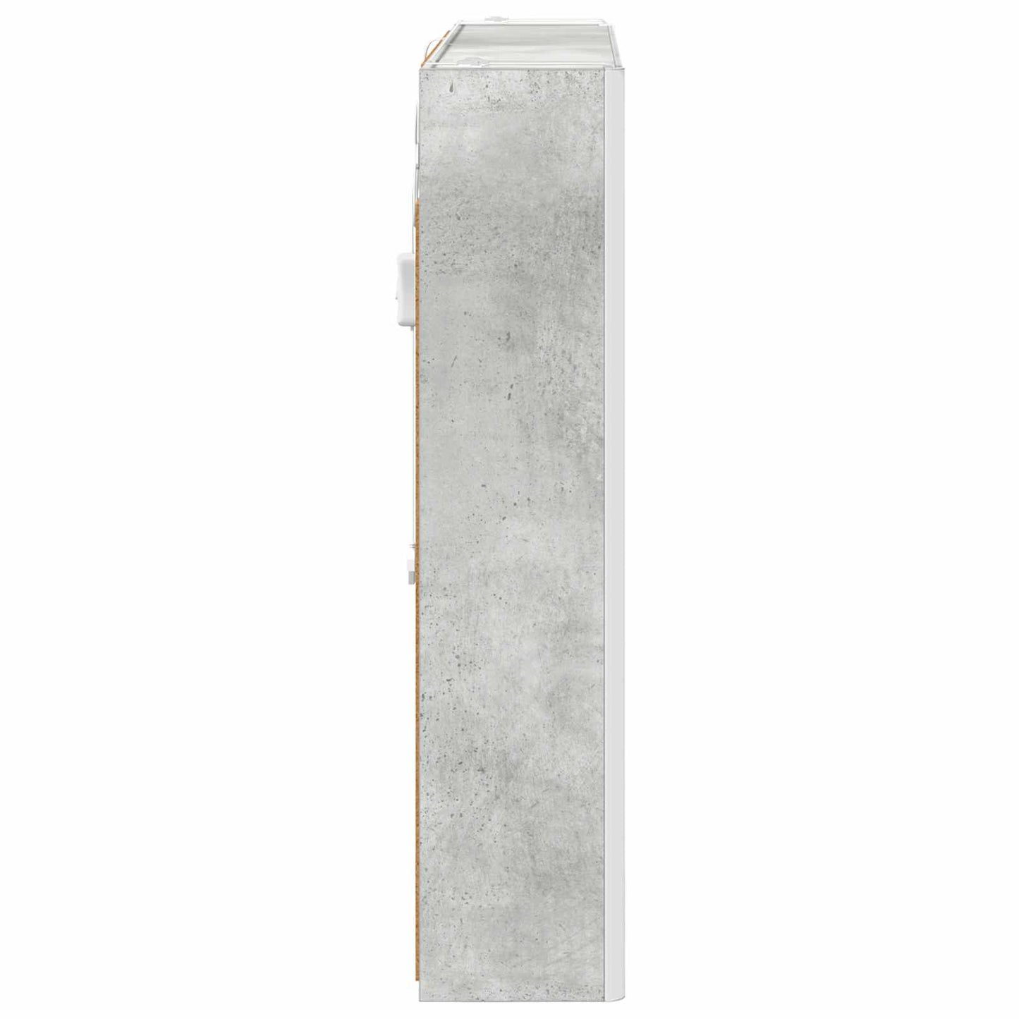 Baderomsspeilskap Betonggrå 83,5 x 15,5 x 70 cm Konstruert tre