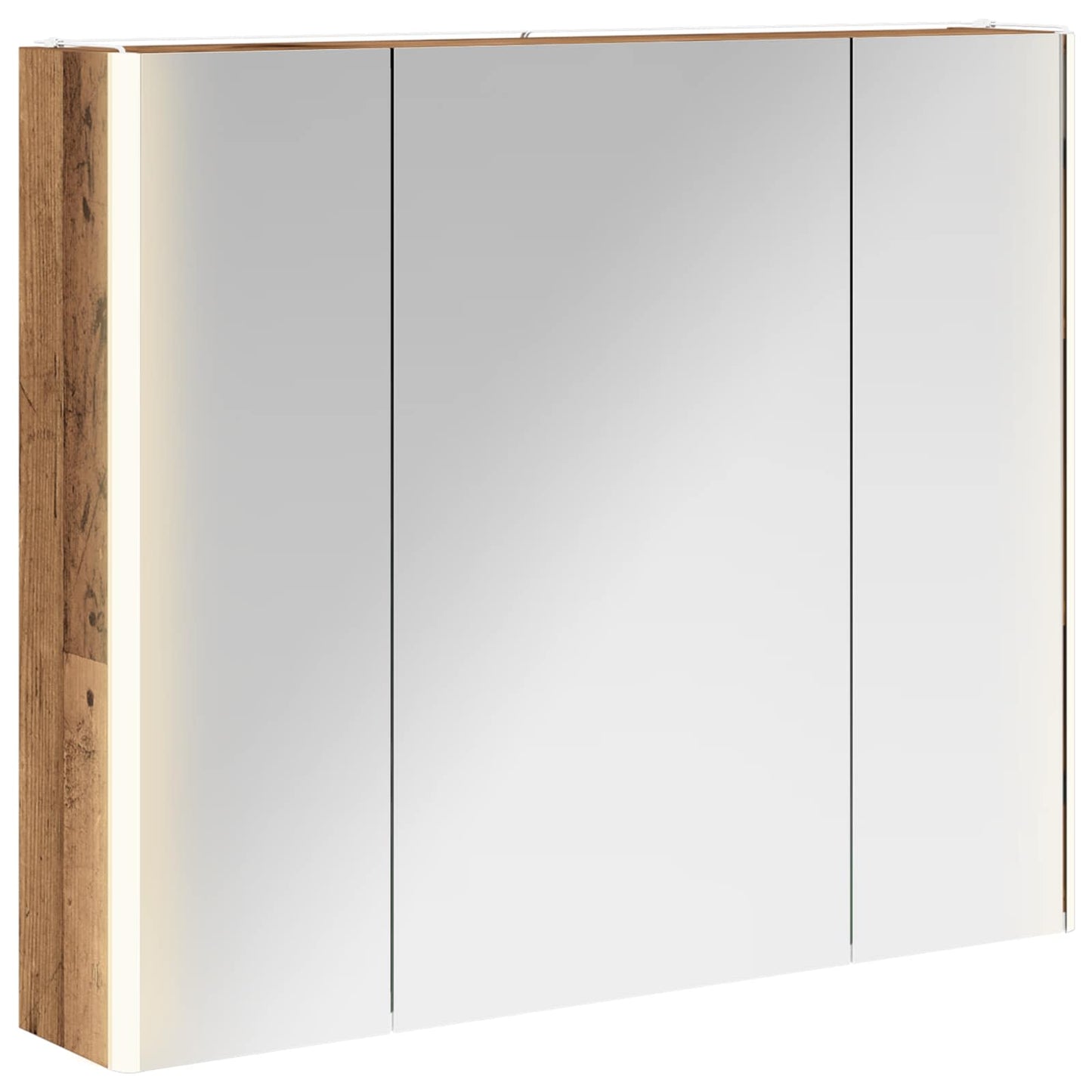 Baderomsspeilskap Gammelt tre 83,5 x 15,5 x 70 cm