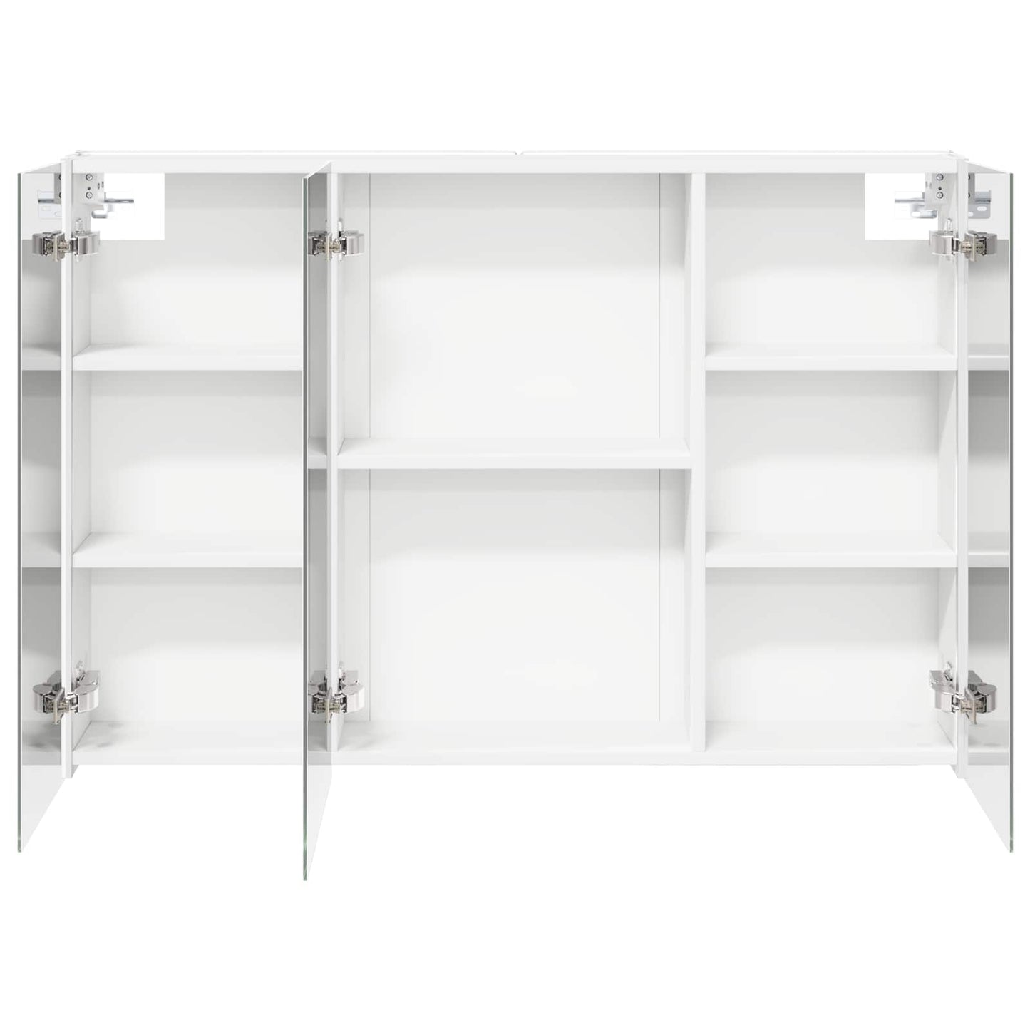 Baderomsspeilskap for Hvit 103,5 x 15,5 x 70 cm Konstruert tre