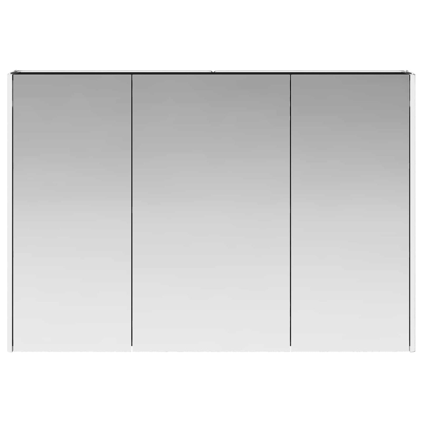 Baderomsspeilskap Svart Eik 103,5 x 15,5 x 70 cm Konstruert tre