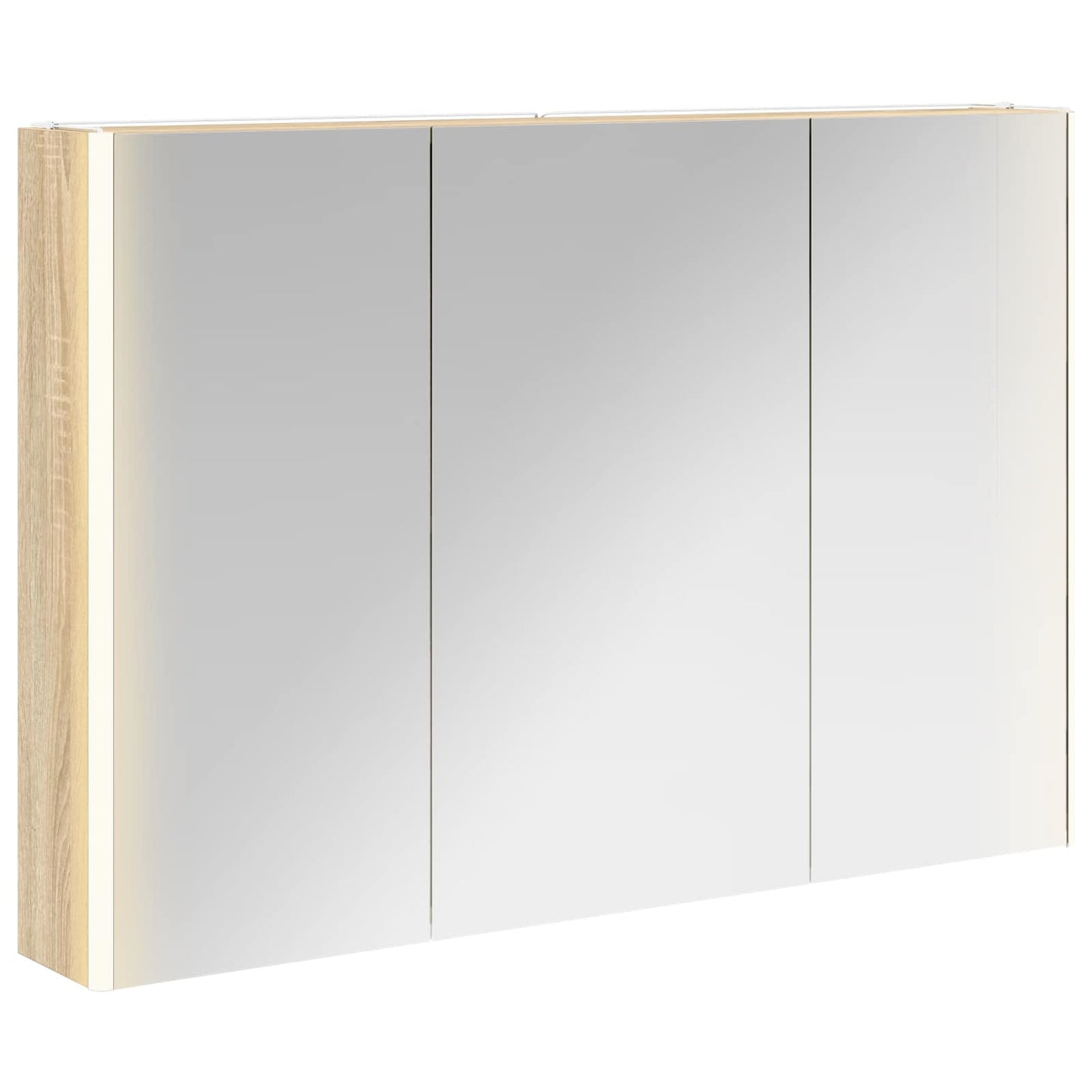 Baderomsspeilskap Sonoma eik 103,5 x 15,5 x 70 cm