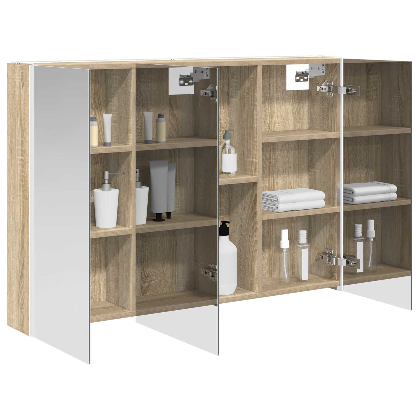 Baderomsspeilskap Sonoma eik 103,5 x 15,5 x 70 cm