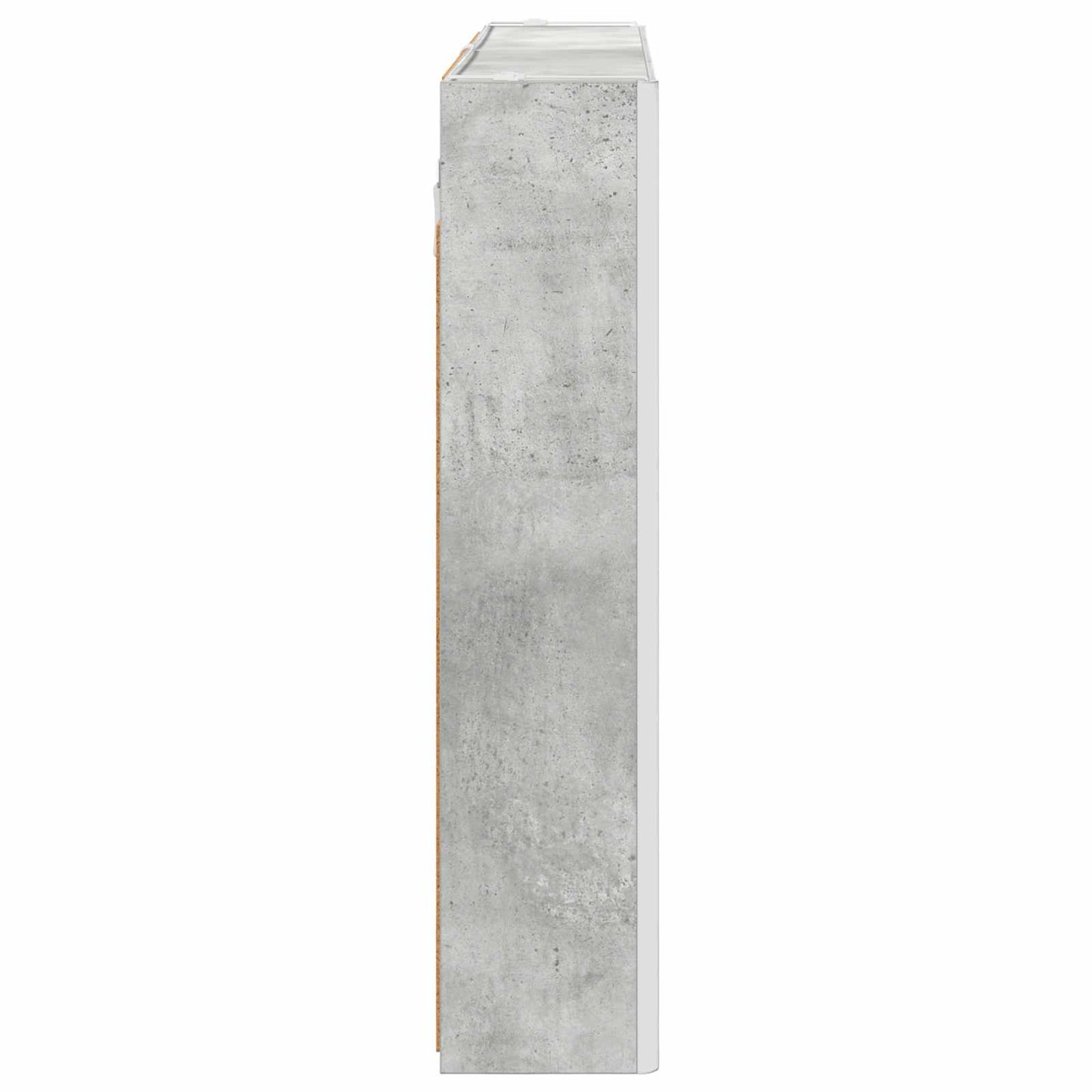 Baderomsspeilskap Betonggrå 103,5 x 15,5 x 70 cm Konstruert tre