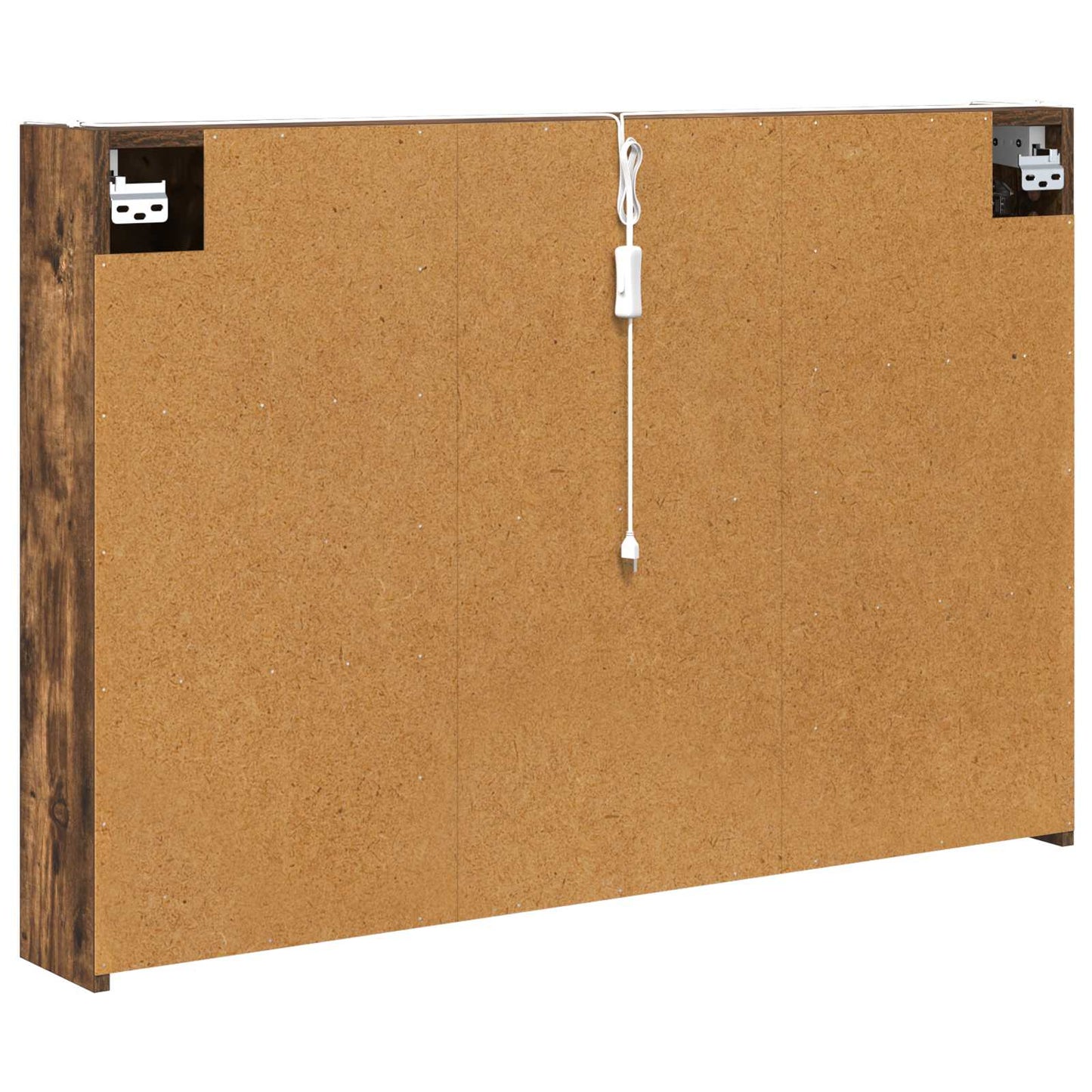 Baderomsspeilskap Røkt eik 103,5 x 15,5 x 70 cm Konstruert tre
