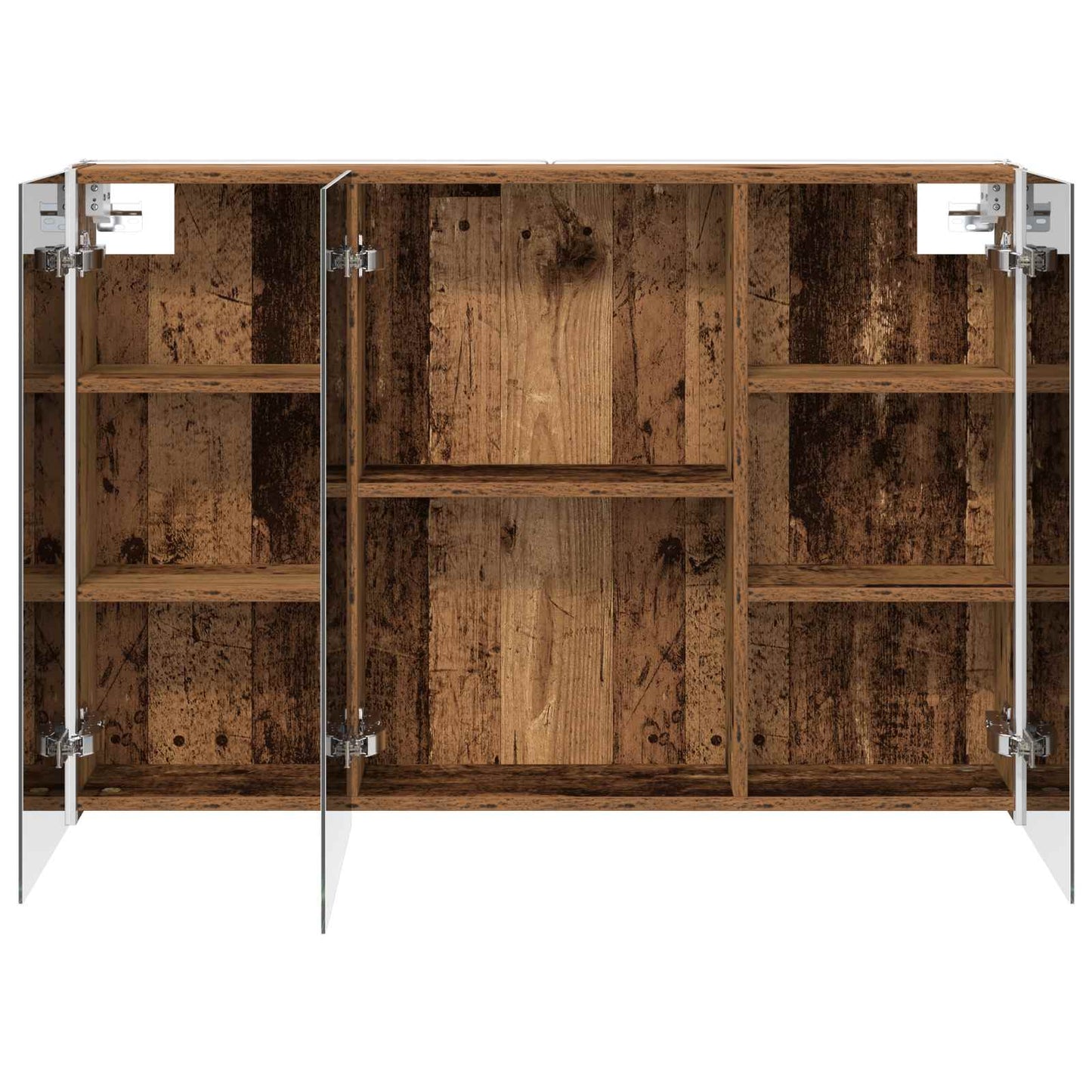 Baderomsspeilskap Gammelt tre 103,5 x 15,5 x 70 cm