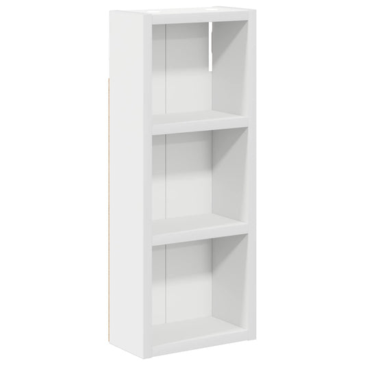 Baderom veggskap med hylle Hvit 20 x 10 x 50 cm Konstruert tre