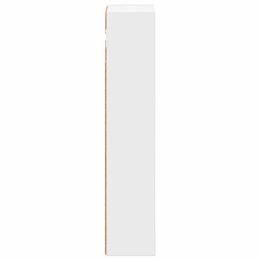 Baderom veggskap med hylle Hvit 20 x 10 x 50 cm Konstruert tre