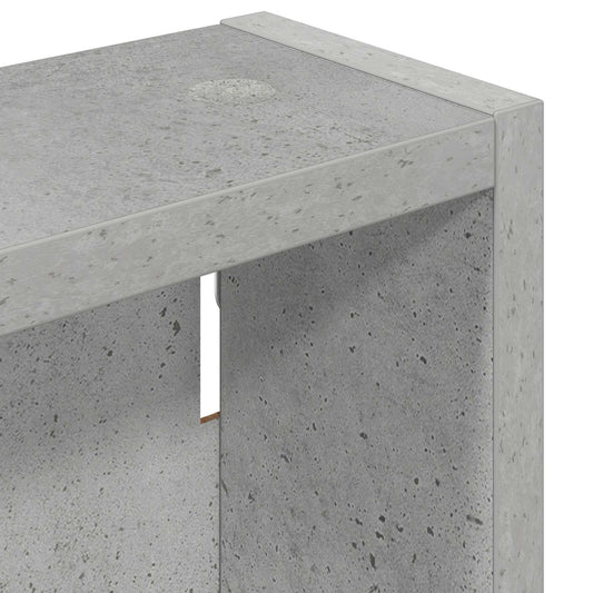 Baderom veggskap BetongGrå 20 x 10 x 50 cm Konstruert tre