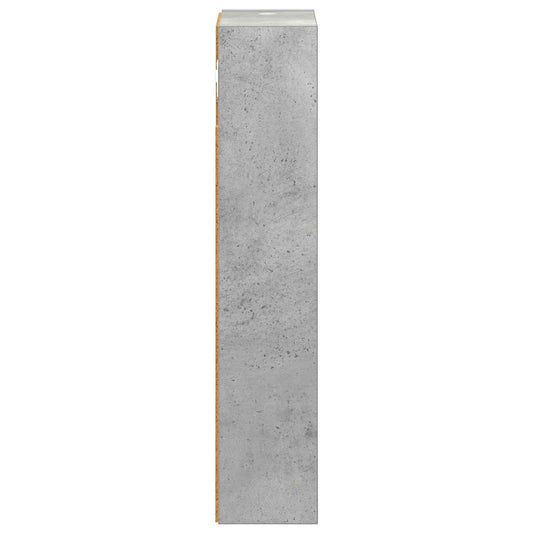 Baderom veggskap BetongGrå 20 x 10 x 50 cm Konstruert tre