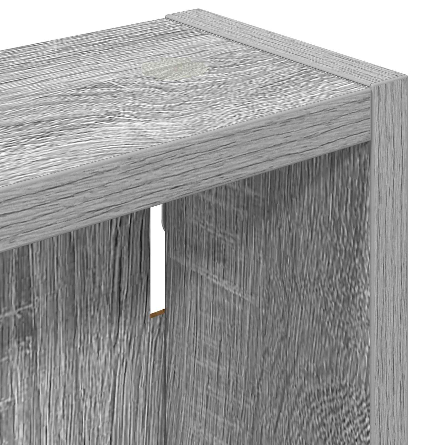 Baderom veggskap Grå Sonoma 20 x 10 x 50 cm Konstruert tre
