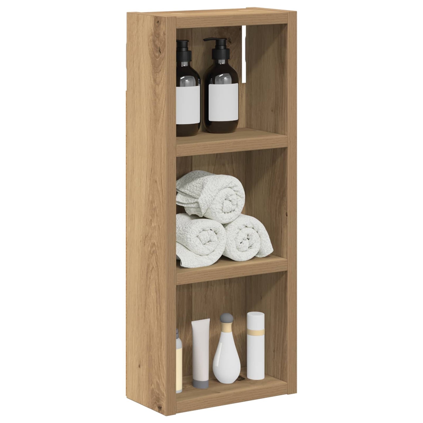 Baderom veggskap Kunstnerisk Eik 20 x 10 x 50 cm Konstruert tre