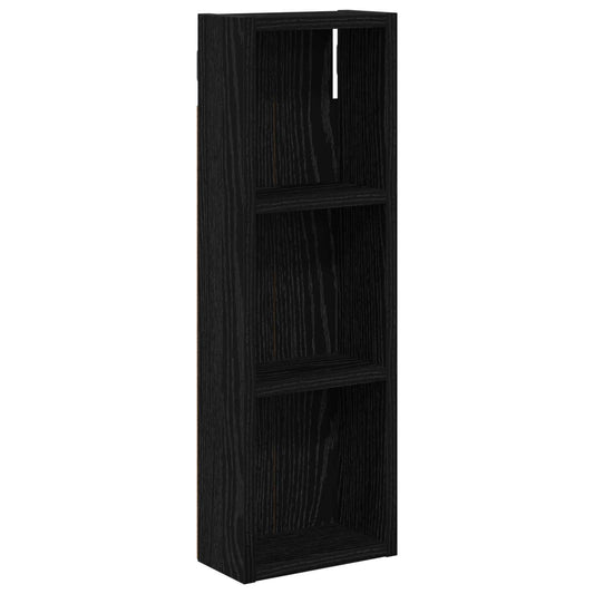 Baderom veggskap Svart Eik 20 x 10 x 60,5 cm Konstruert tre