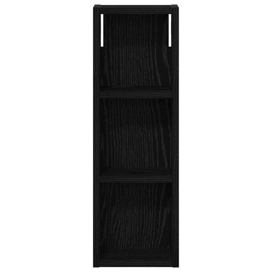 Baderom veggskap Svart Eik 20 x 10 x 60,5 cm Konstruert tre
