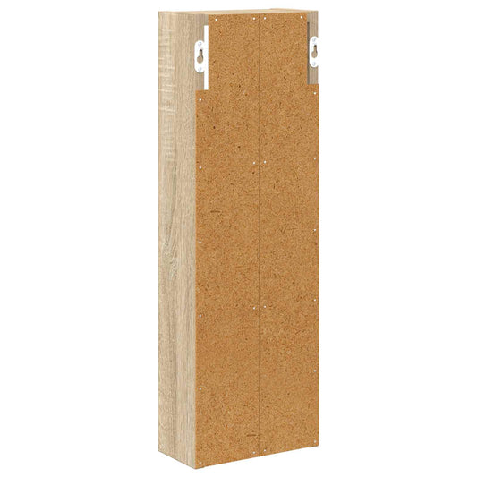 Baderom veggskap Sonoma eik 20 x 10 x 60,5 cm Konstruert tre