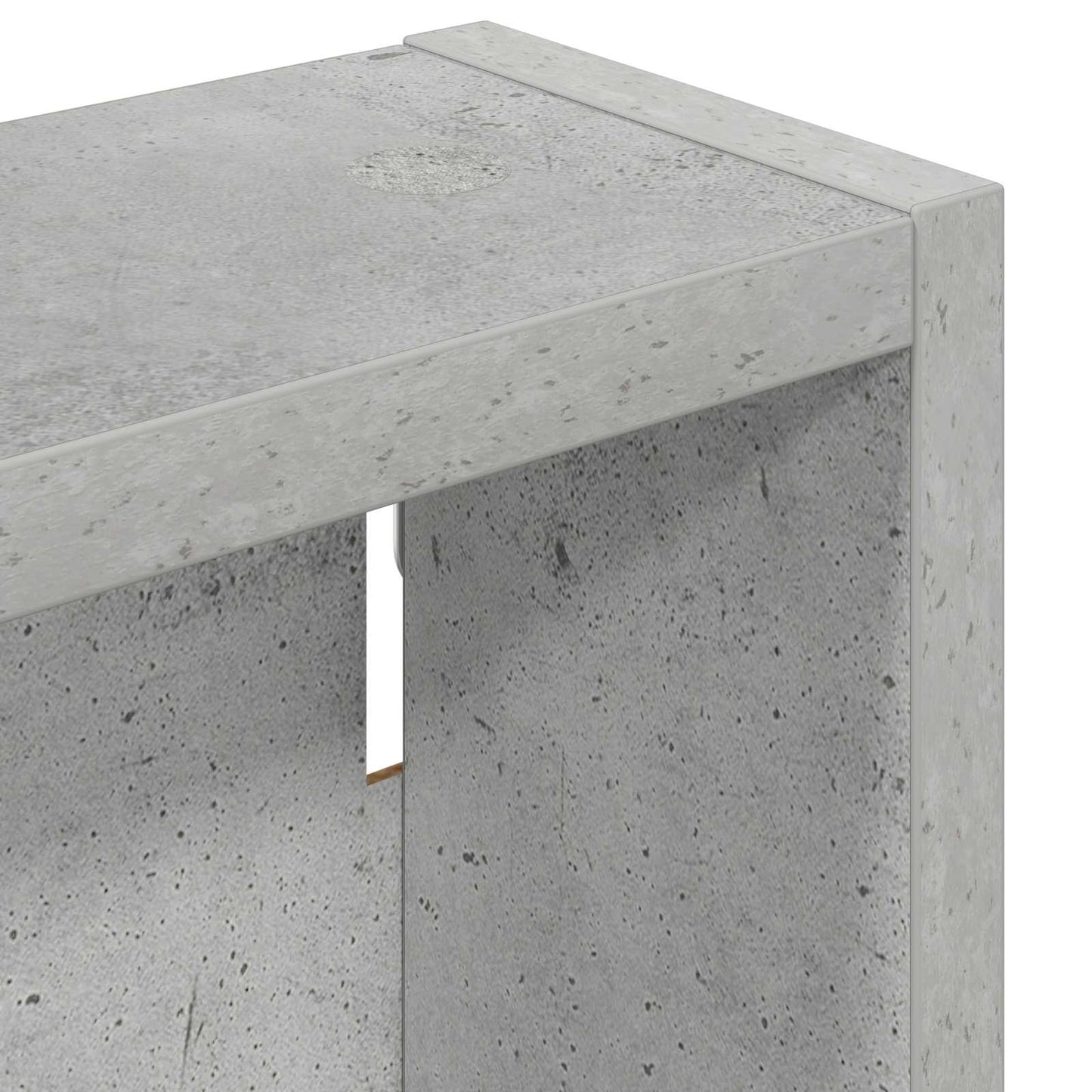 Baderom veggskap BetongGrå 20 x 10 x 60,5 cm Konstruert tre