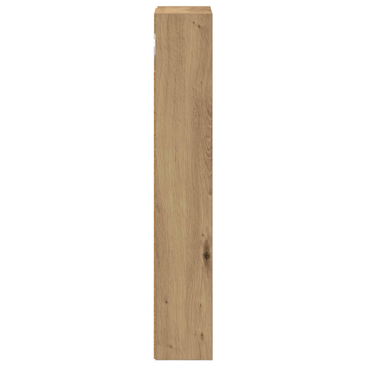 Baderom veggskap med hylle Kunstnerisk Eik 20 x 10 x 60,5 cm
