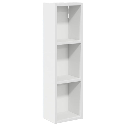 Baderom veggskap med hylle Hvit 20 x 14 x 70 cm Konstruert tre