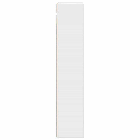 Baderom veggskap med hylle Hvit 20 x 14 x 70 cm Konstruert tre
