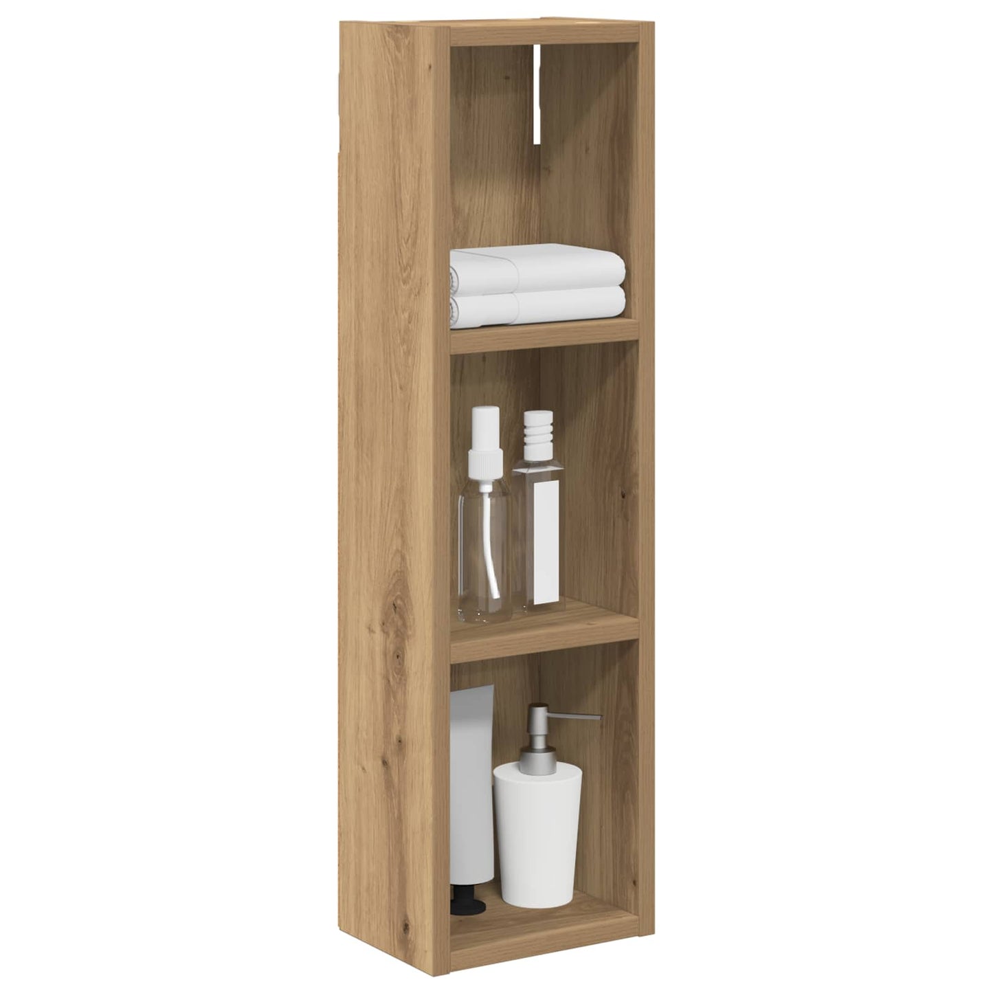 Baderom veggskap Kunstnerisk Eik 20 x 14 x 70 cm Konstruert tre