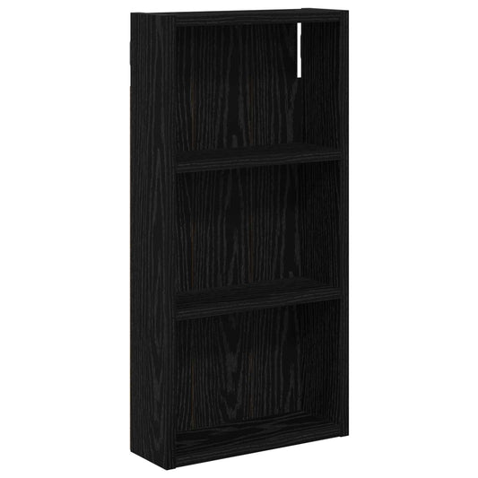 Baderom veggskap Svart Eik 30 x 10 x 60,5 cm Konstruert tre