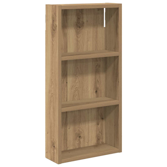 Baderom veggskap med hylle Kunstnerisk Eik 30 x 10 x 60,5 cm
