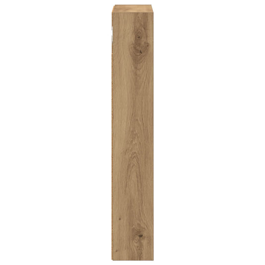 Baderom veggskap med hylle Kunstnerisk Eik 30 x 10 x 60,5 cm