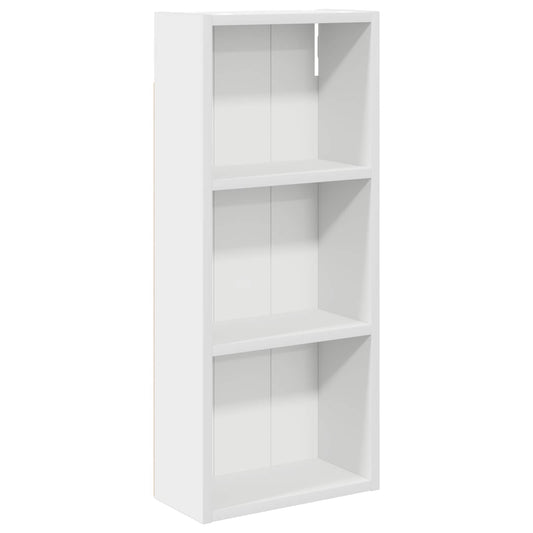 Baderom veggskap med hylle Hvit 30 x 14 x 70 cm Konstruert tre
