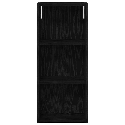 Baderom veggskap Svart Eik 30 x 14 x 70 cm Konstruert tre