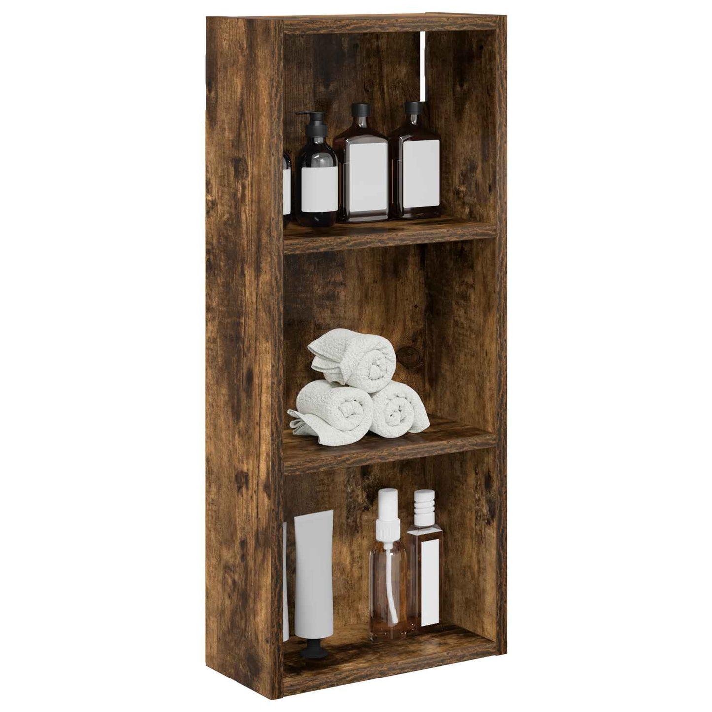 Baderom veggskap Røkt Eik 30 x 14 x 70 cm Konstruert tre