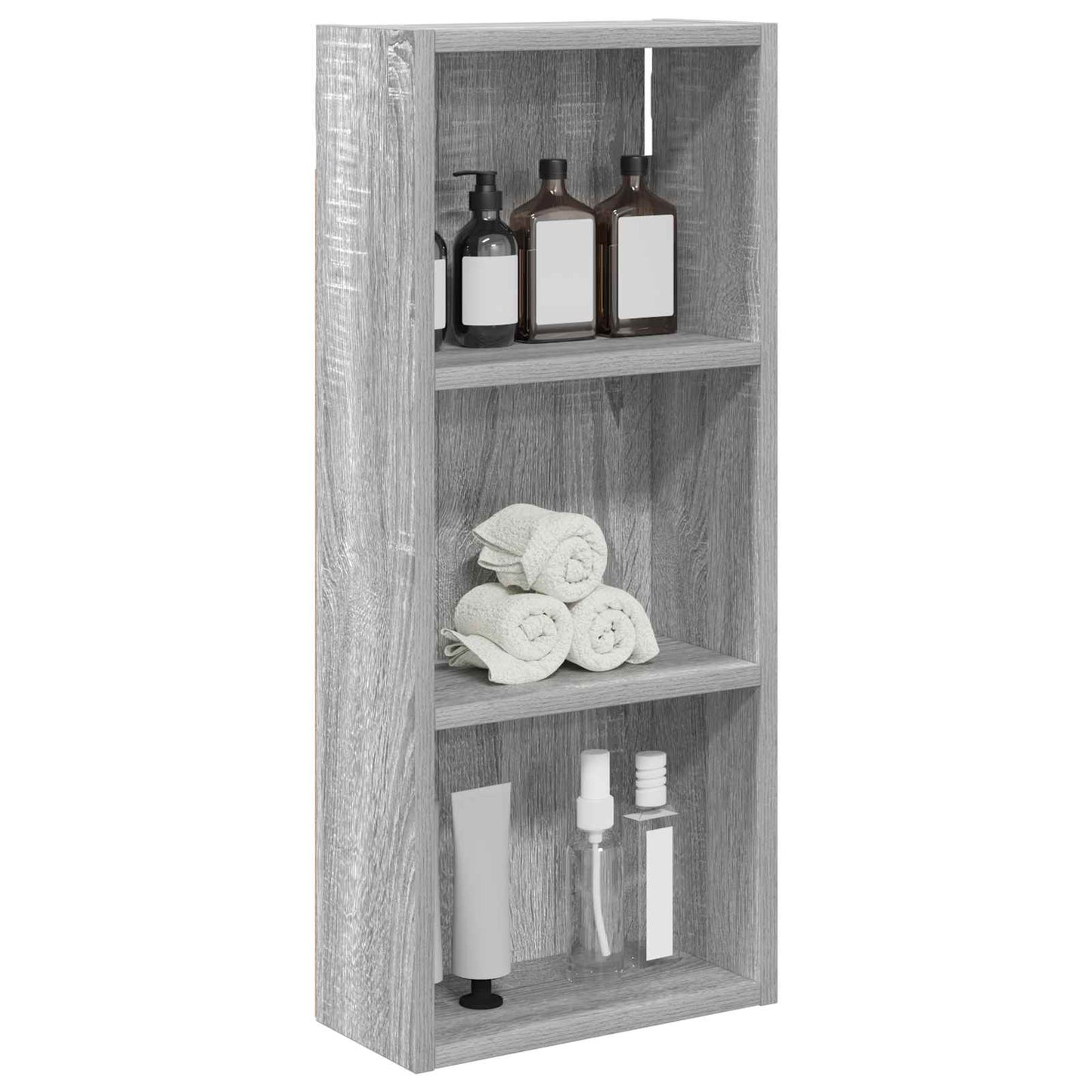 Baderom veggskap Grå Sonoma 30 x 14 x 70 cm Konstruert tre