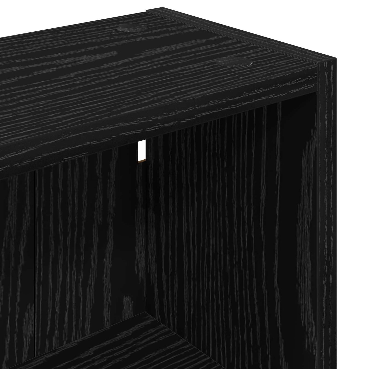 Baderom veggskap Svart Eik 30 x 16 x 62,5 cm Konstruert tre