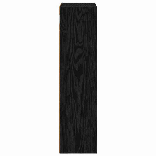 Baderom veggskap Svart Eik 30 x 16 x 62,5 cm Konstruert tre