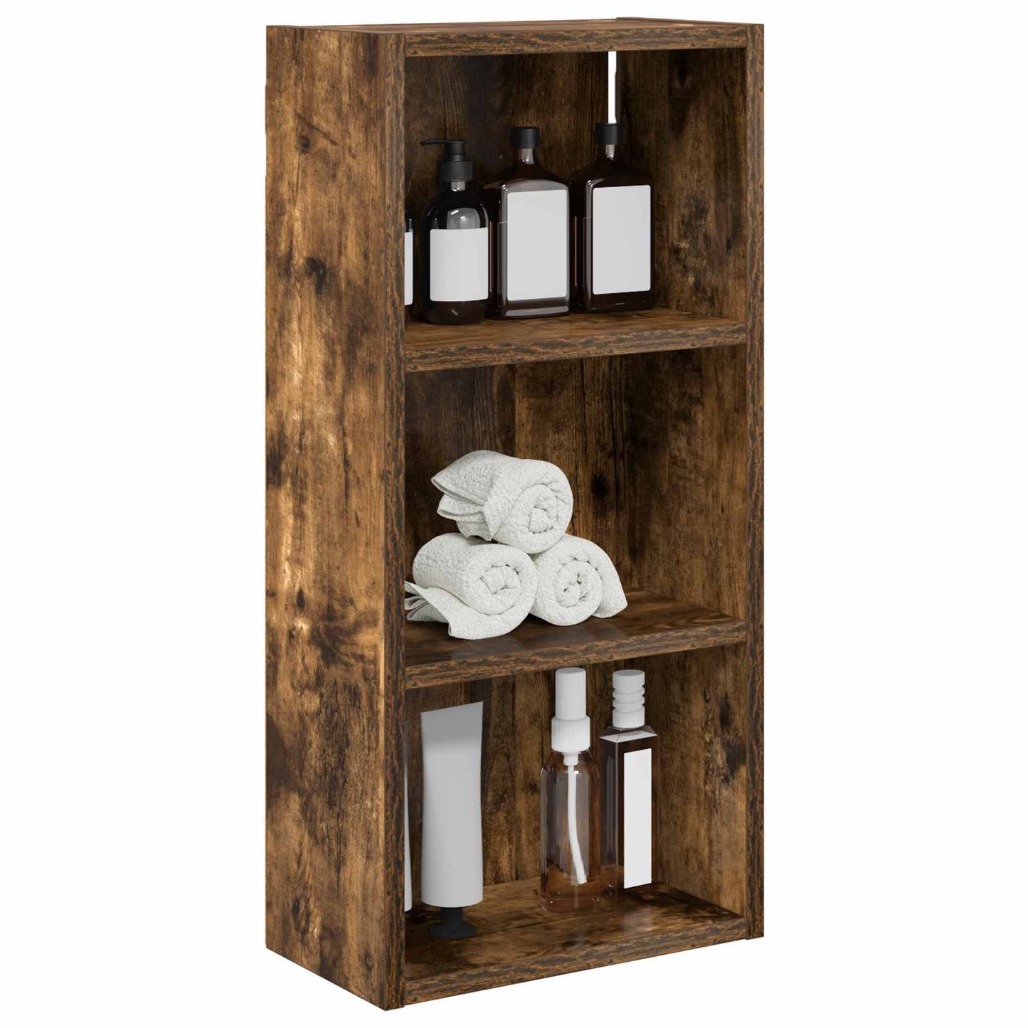 Baderom veggskap Røkt Eik 30 x 16 x 62,5 cm Konstruert tre