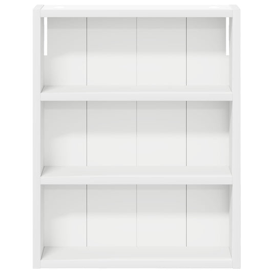 Baderom veggskap med hylle Hvit 40 x 10 x 50 cm Konstruert tre