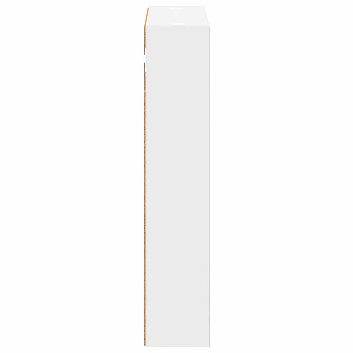 Baderom veggskap med hylle Hvit 40 x 10 x 50 cm Konstruert tre