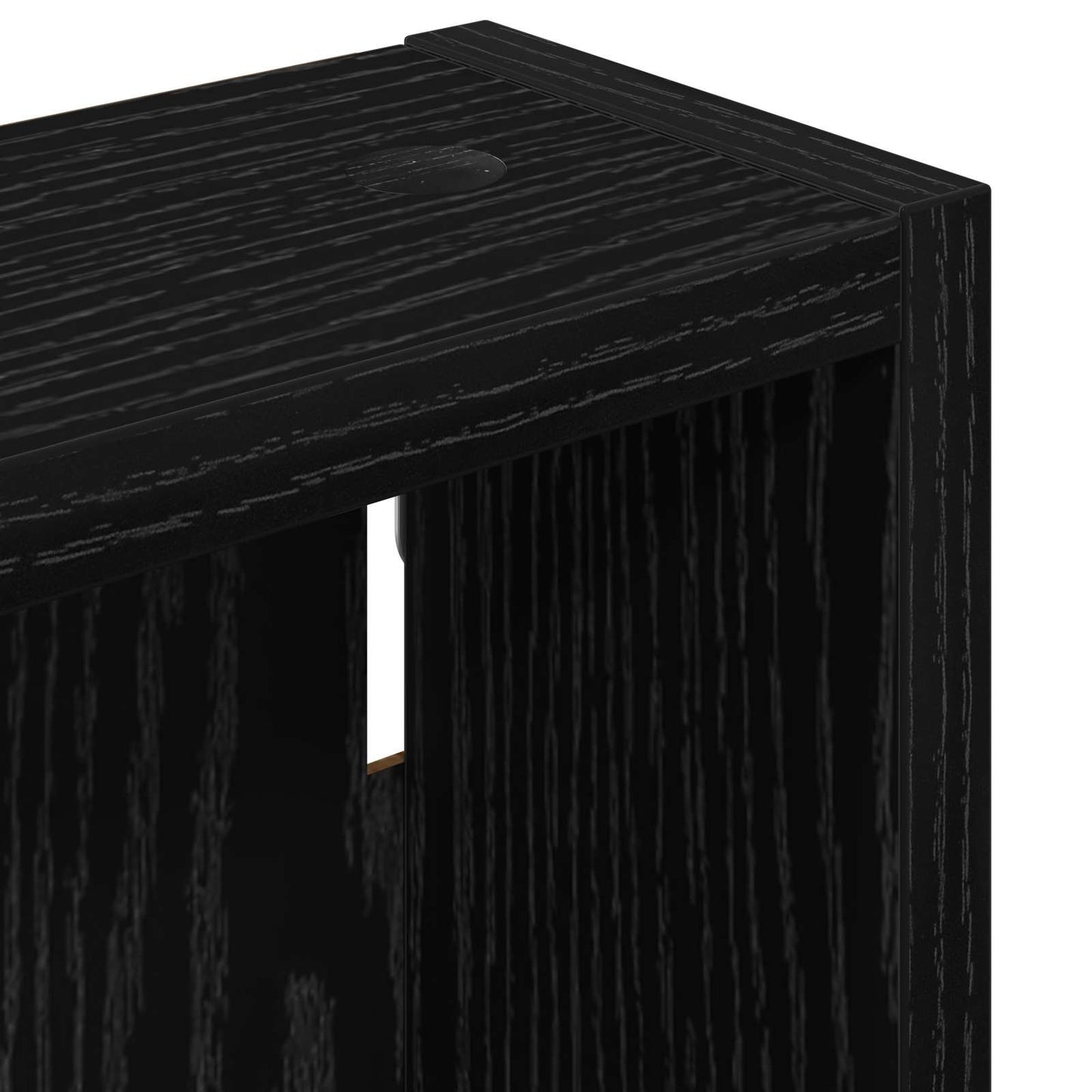Baderom veggskap Svart Eik 40 x 10 x 50 cm Konstruert tre