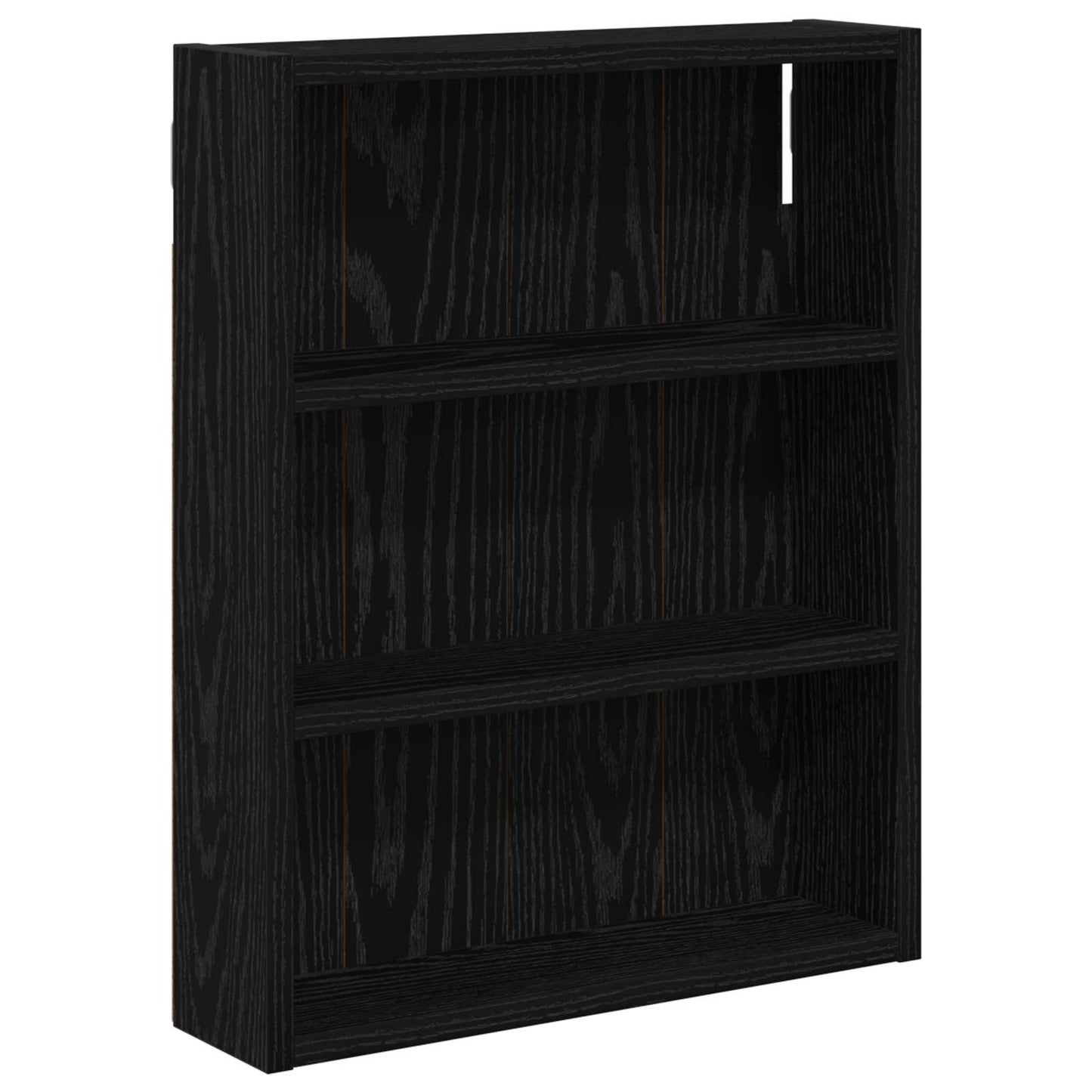 Baderom veggskap Svart Eik 40 x 10 x 50 cm Konstruert tre