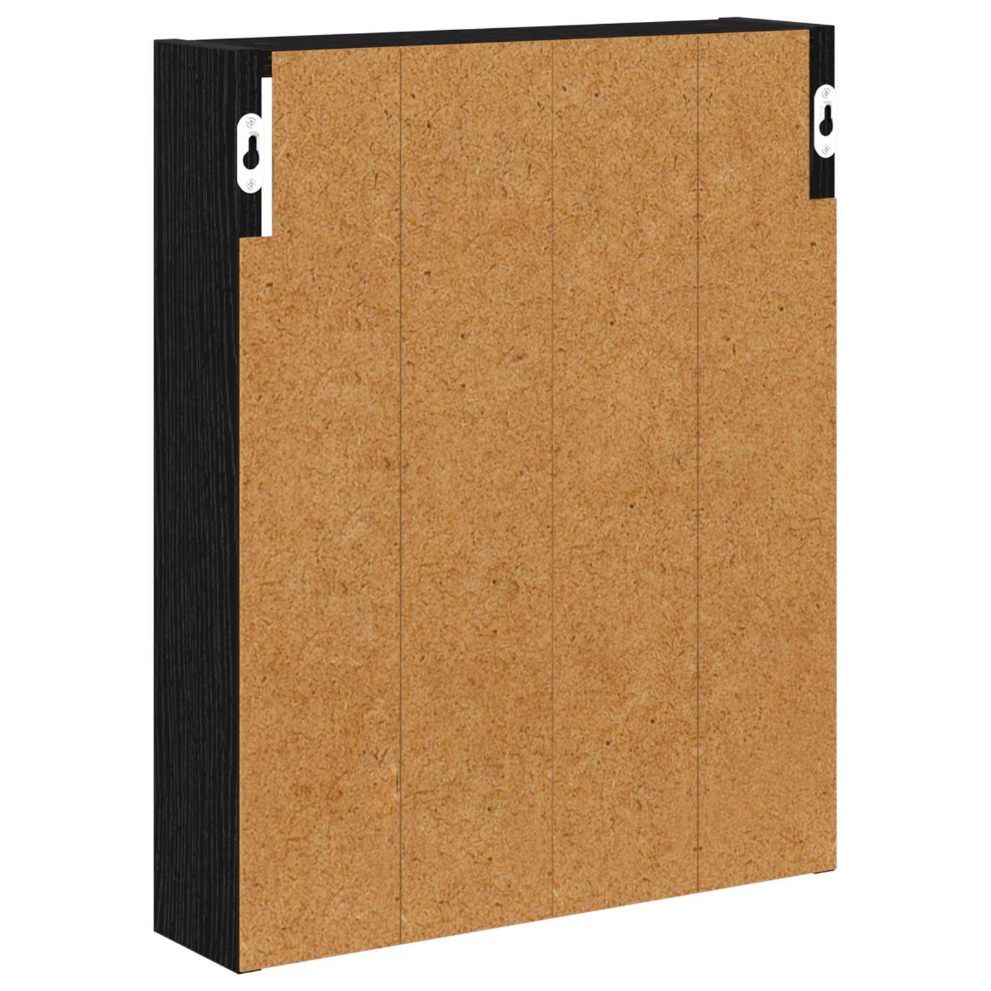 Baderom veggskap Svart Eik 40 x 10 x 50 cm Konstruert tre