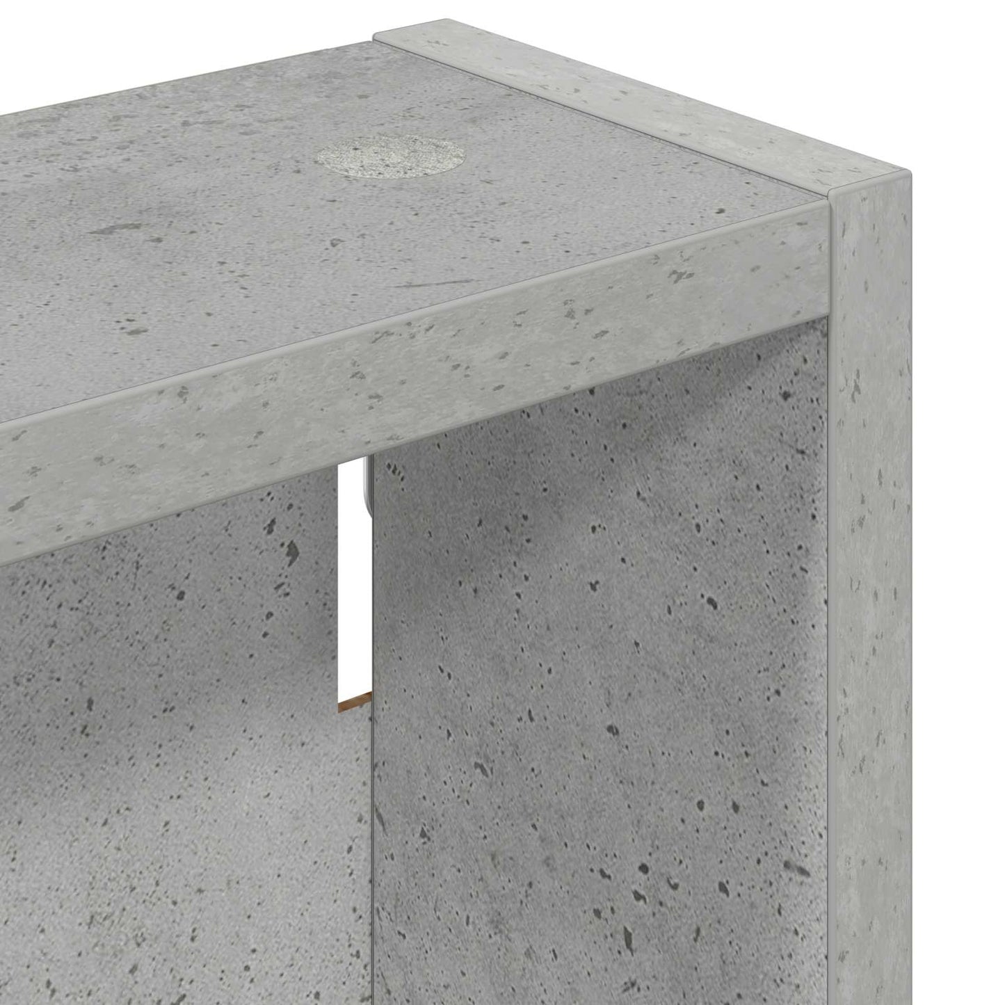 Baderom veggskap BetongGrå 40 x 10 x 50 cm Konstruert tre