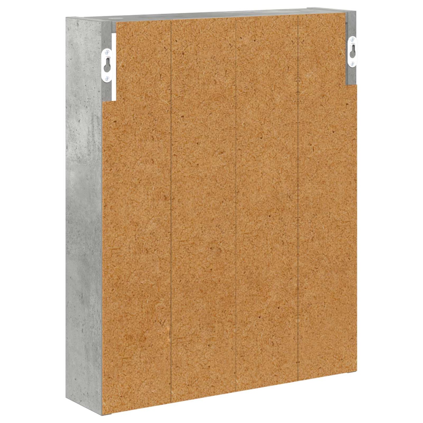Baderom veggskap BetongGrå 40 x 10 x 50 cm Konstruert tre